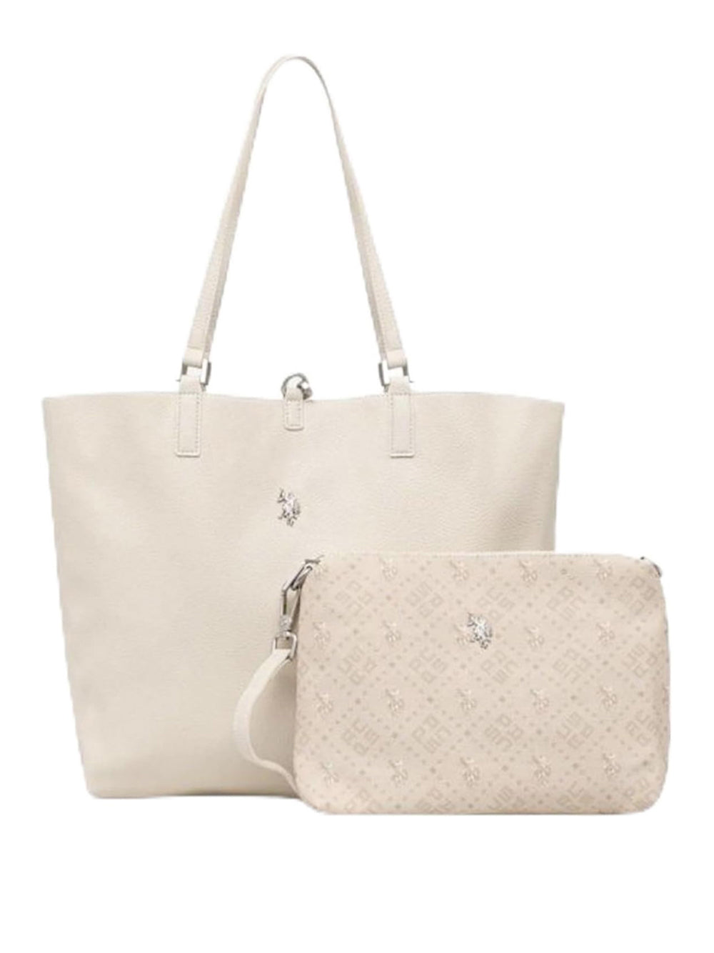 U.S. POLO ASSN. Borsa Shopping Donna - Crema modello BIUM08509WVP305