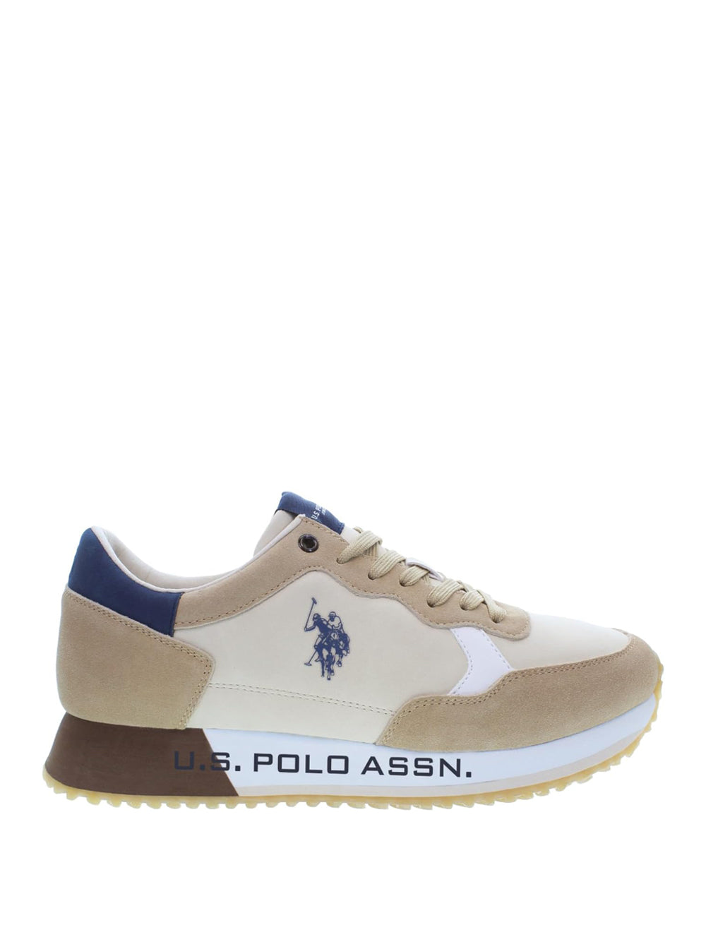 U.S. POLO ASSN. Sneakers Uomo - Beige modello CLEEF006A