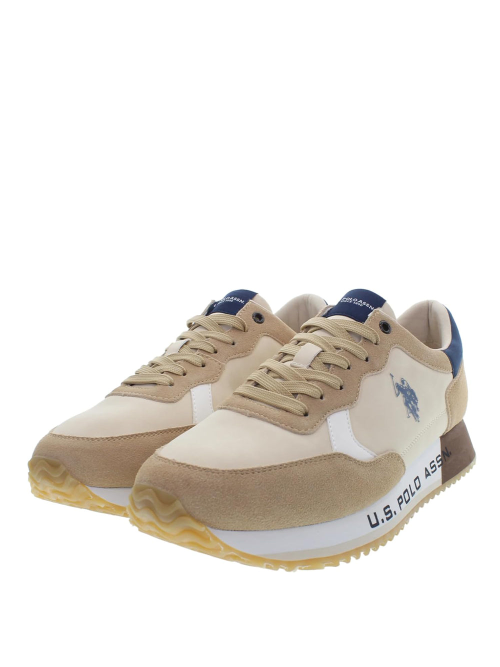 U.S. POLO ASSN. Sneakers Uomo - Beige modello CLEEF006A