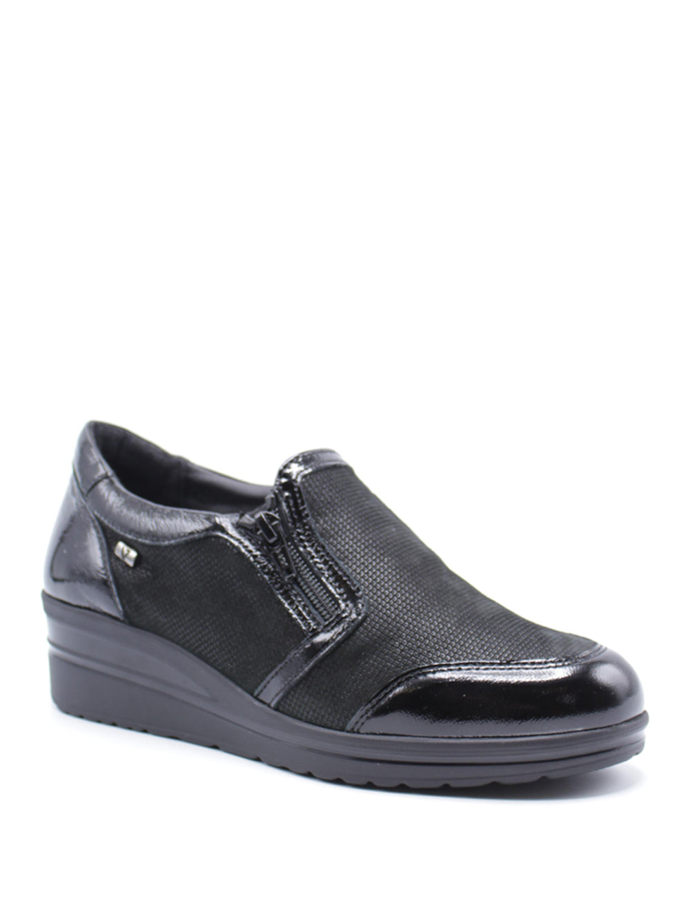 VALLEVERDE Sneakers con zeppa Donna - Nero modello 36207