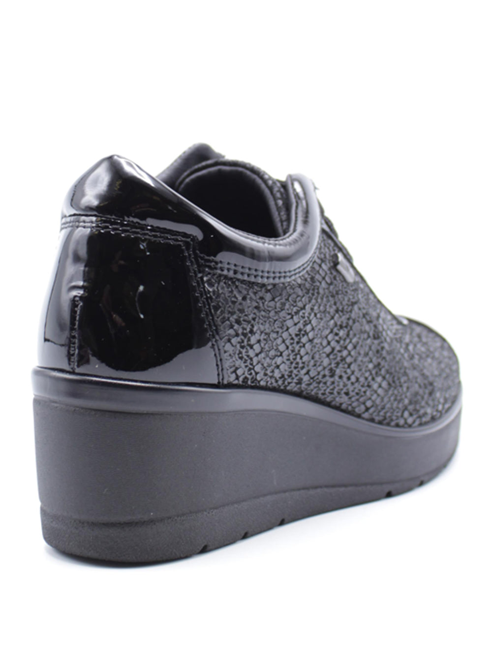 VALLEVERDE Sneakers con zeppa Donna - Nero modello 36442