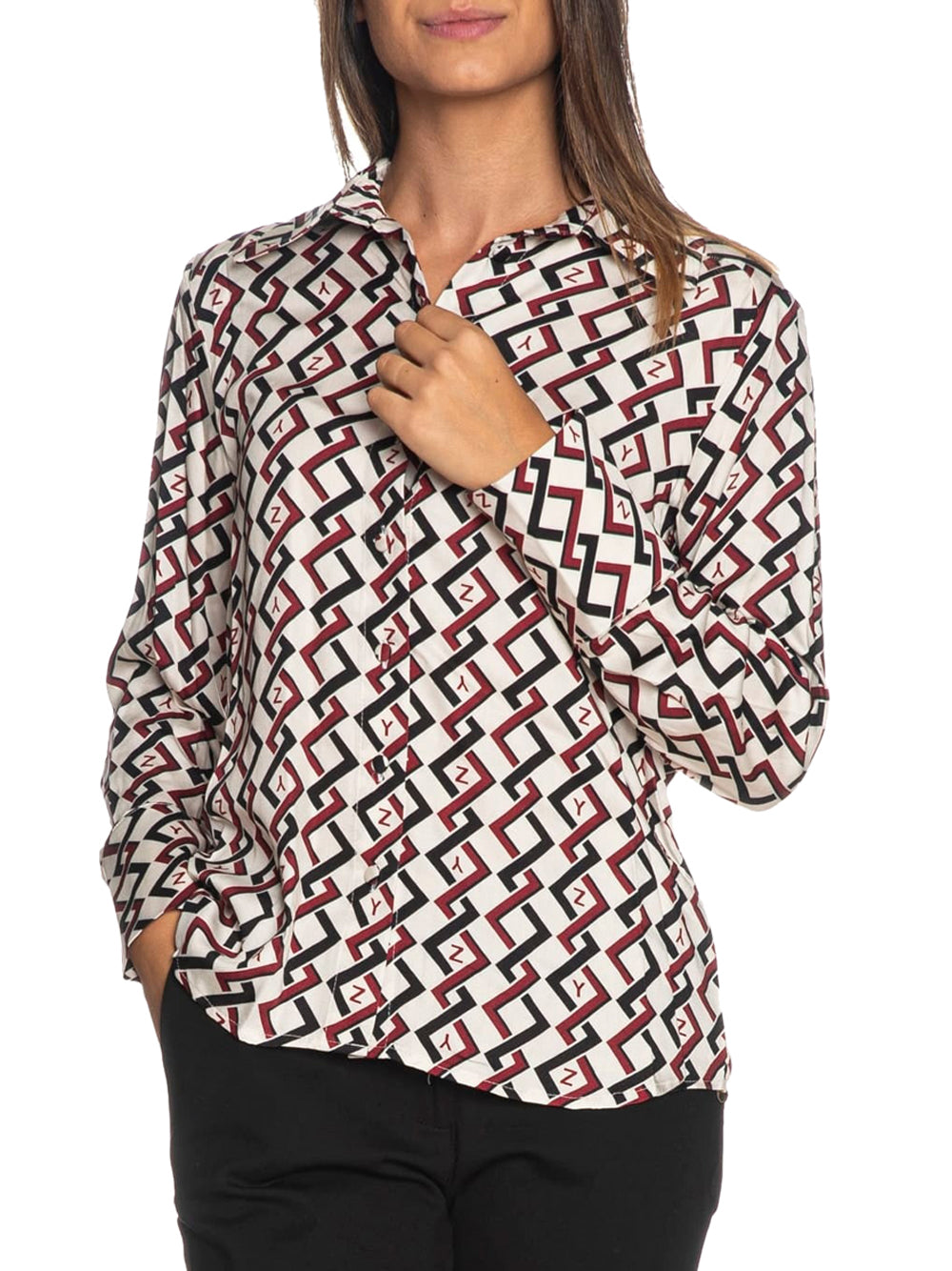 YES ZEE Camicia Donna - Bianco modello C008CV00