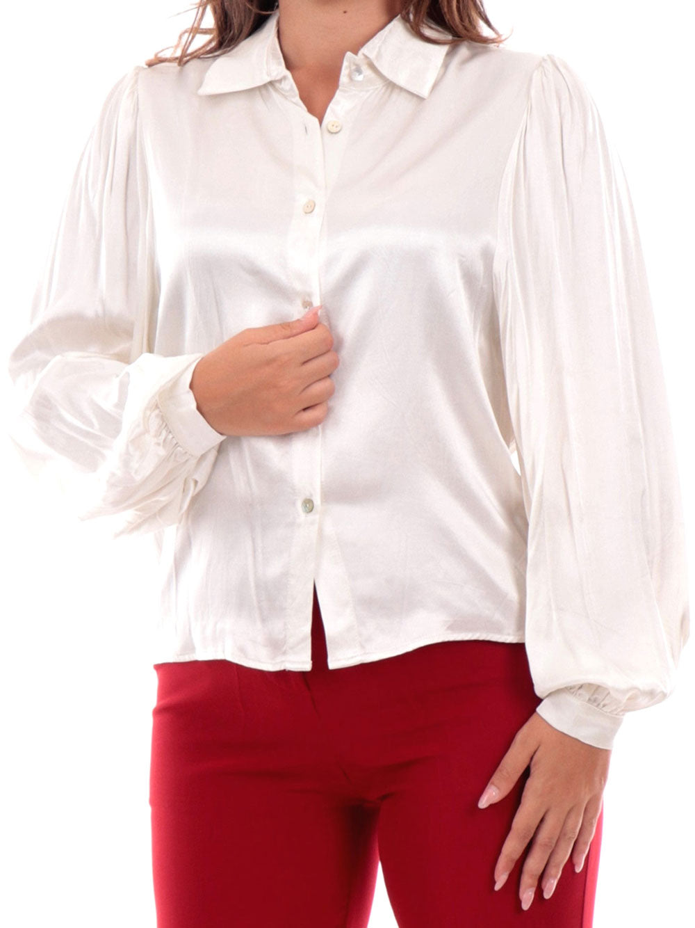 YES ZEE Camicia Donna - Bianco modello C010EA00