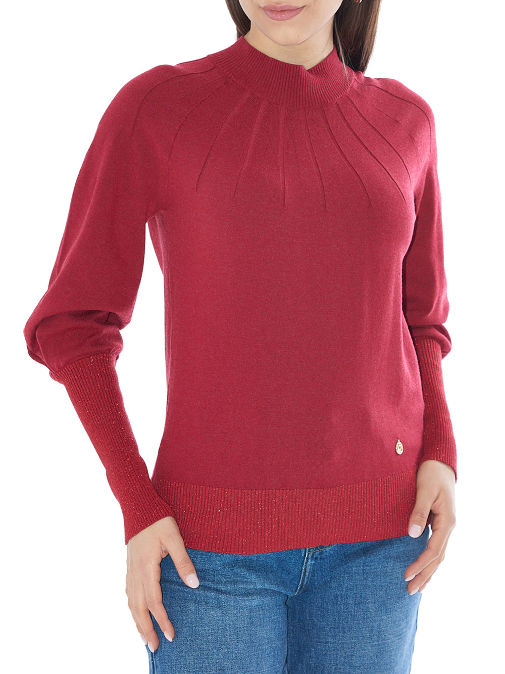 YES ZEE Maglione Donna - Rosso modello M055BG00