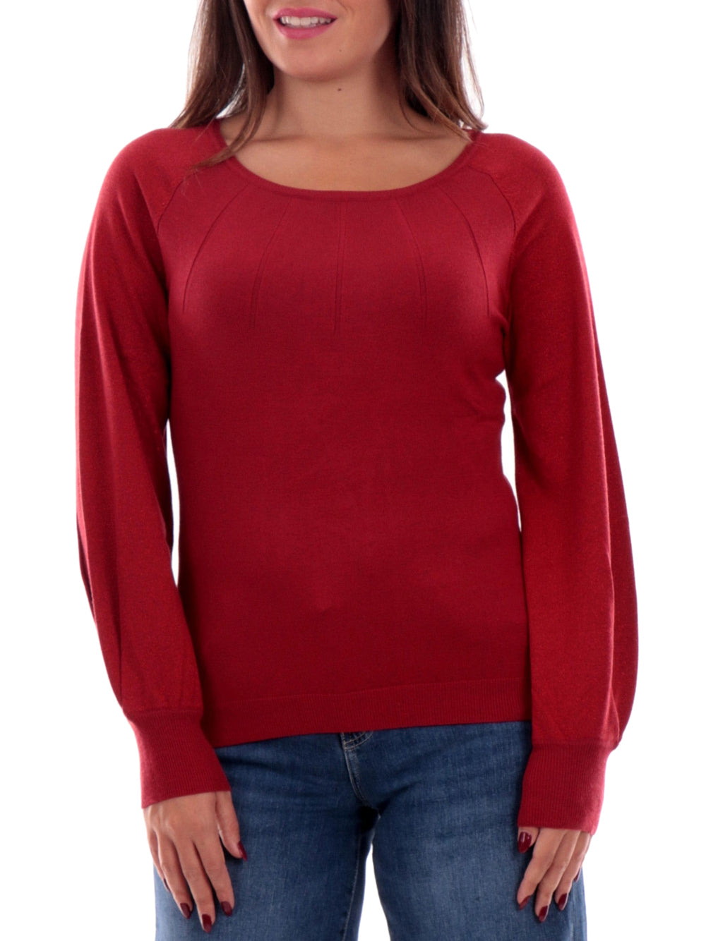 YES ZEE Maglione Donna - Rosso modello M062BG00