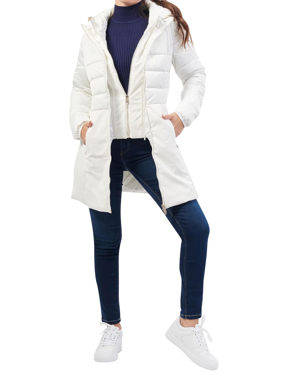 YES ZEE Cappotto Donna - Bianco modello O003M800