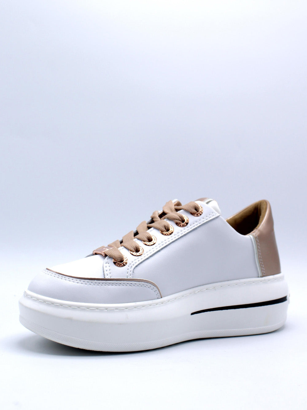 ALEXANDER SMITH Sneakers platform Donna - Bianco modello 1894-WCP