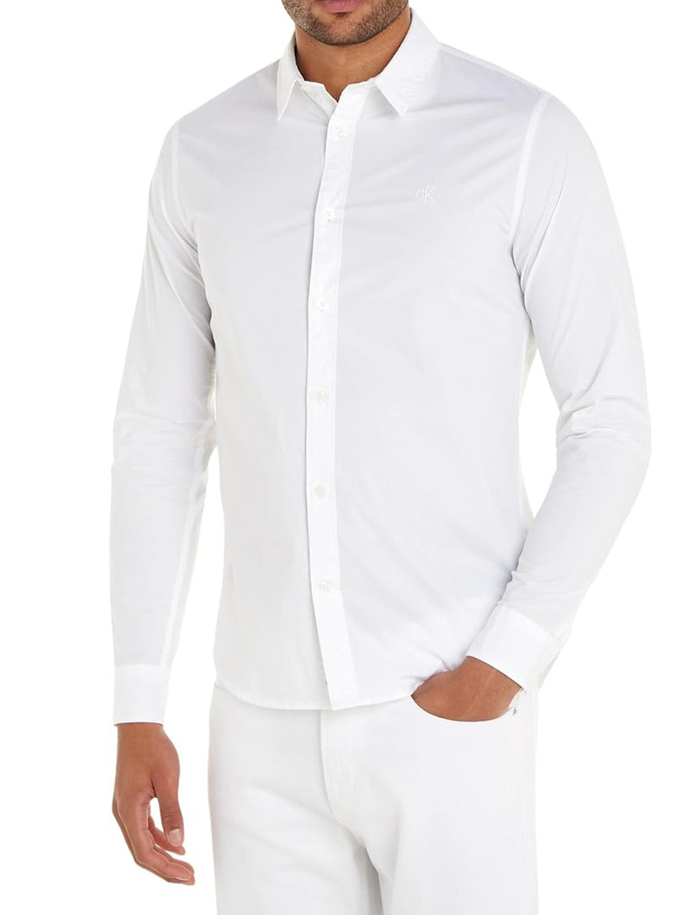 CALVIN KLEIN Camicia Uomo - Bianco modello J30J324614