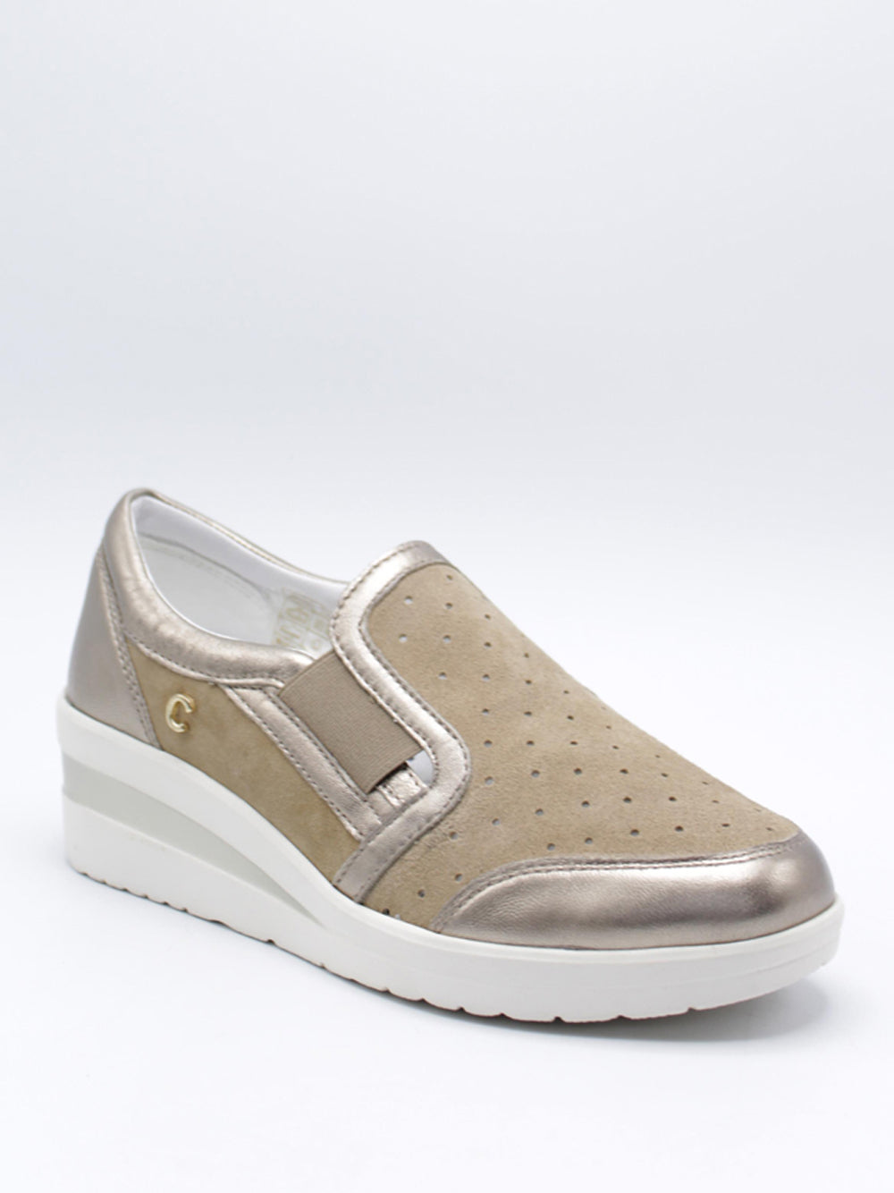 CINZIA SOFT Slip-on con zeppa Donna - Taupe modello IV119829-SG