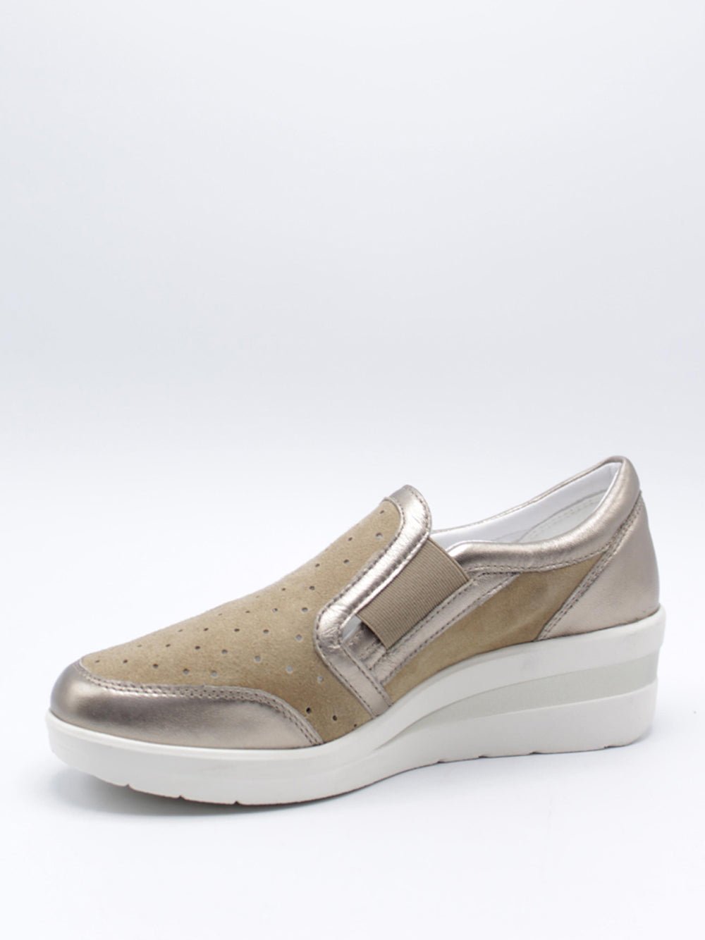 CINZIA SOFT Slip-on con zeppa Donna - Taupe modello IV119829-SG