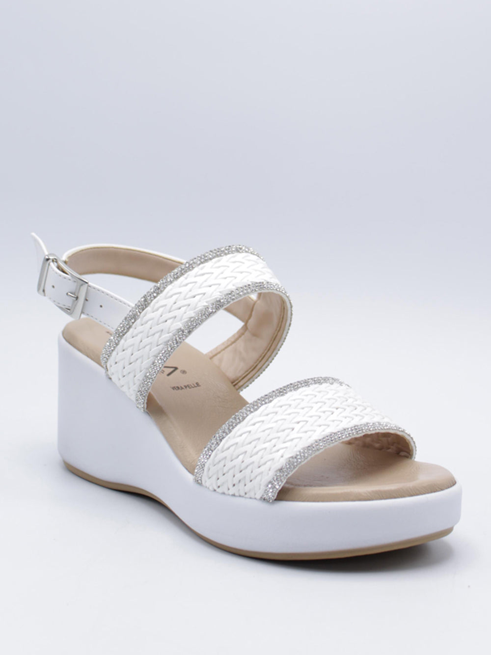 CINZIA SOFT Sandali con zeppa Donna - Bianco modello TS21231