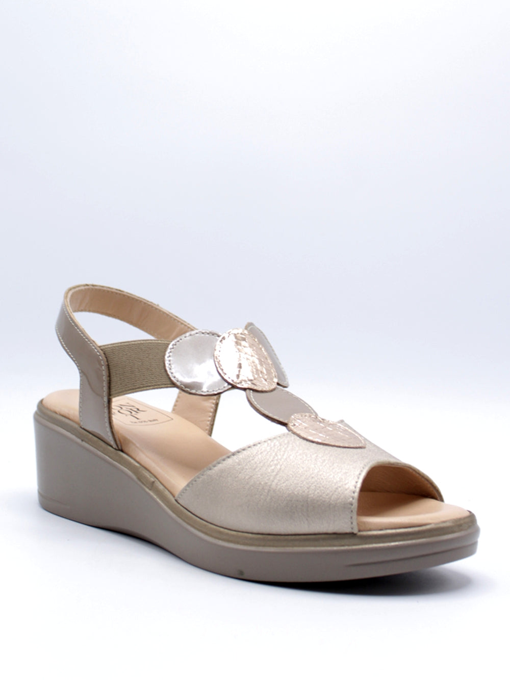 CONFORT Sandali con zeppa Donna - Beige modello 7307