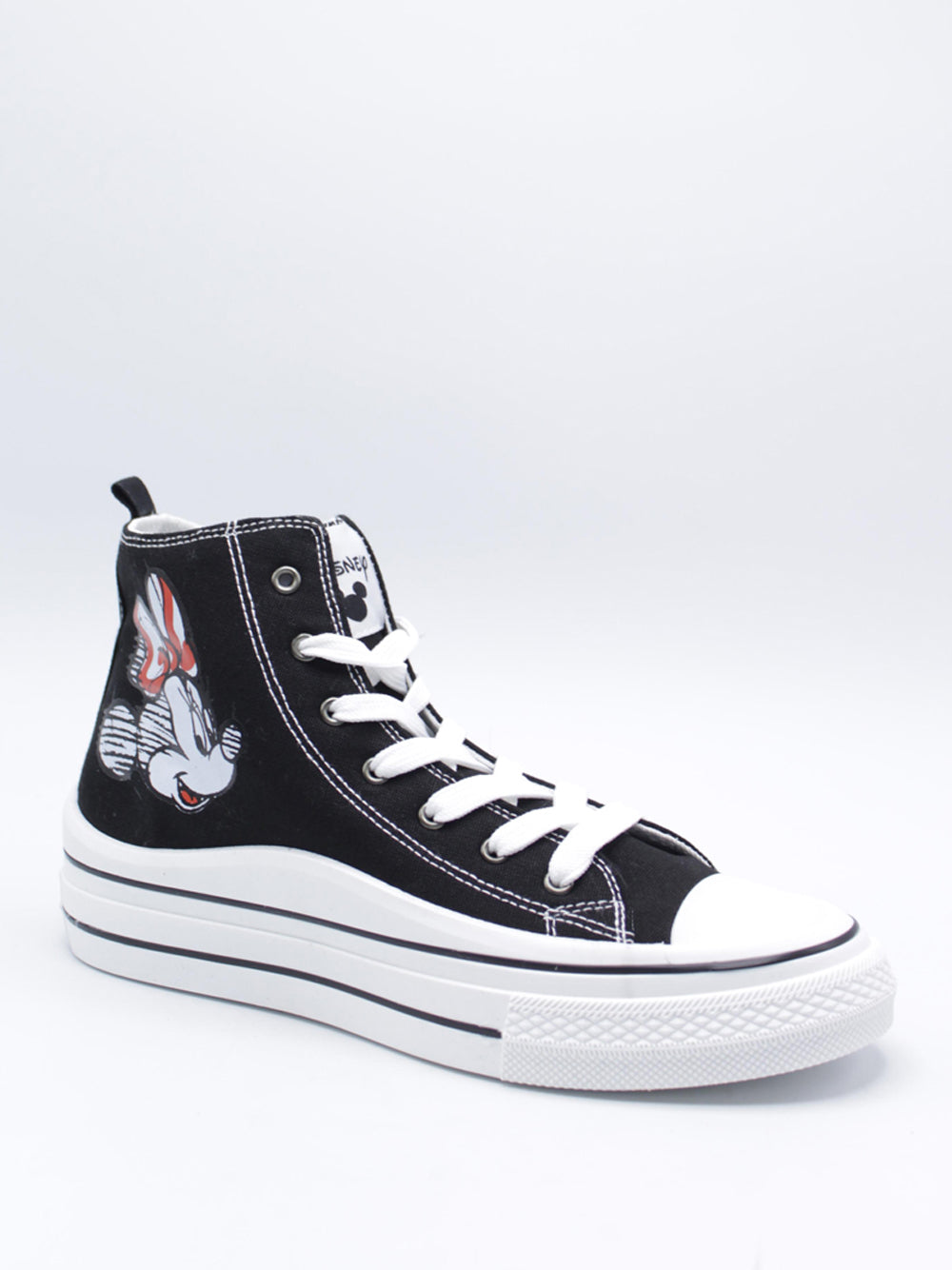 DISNEY Sneakers platform Donna - Nero modello D3010566T_W005