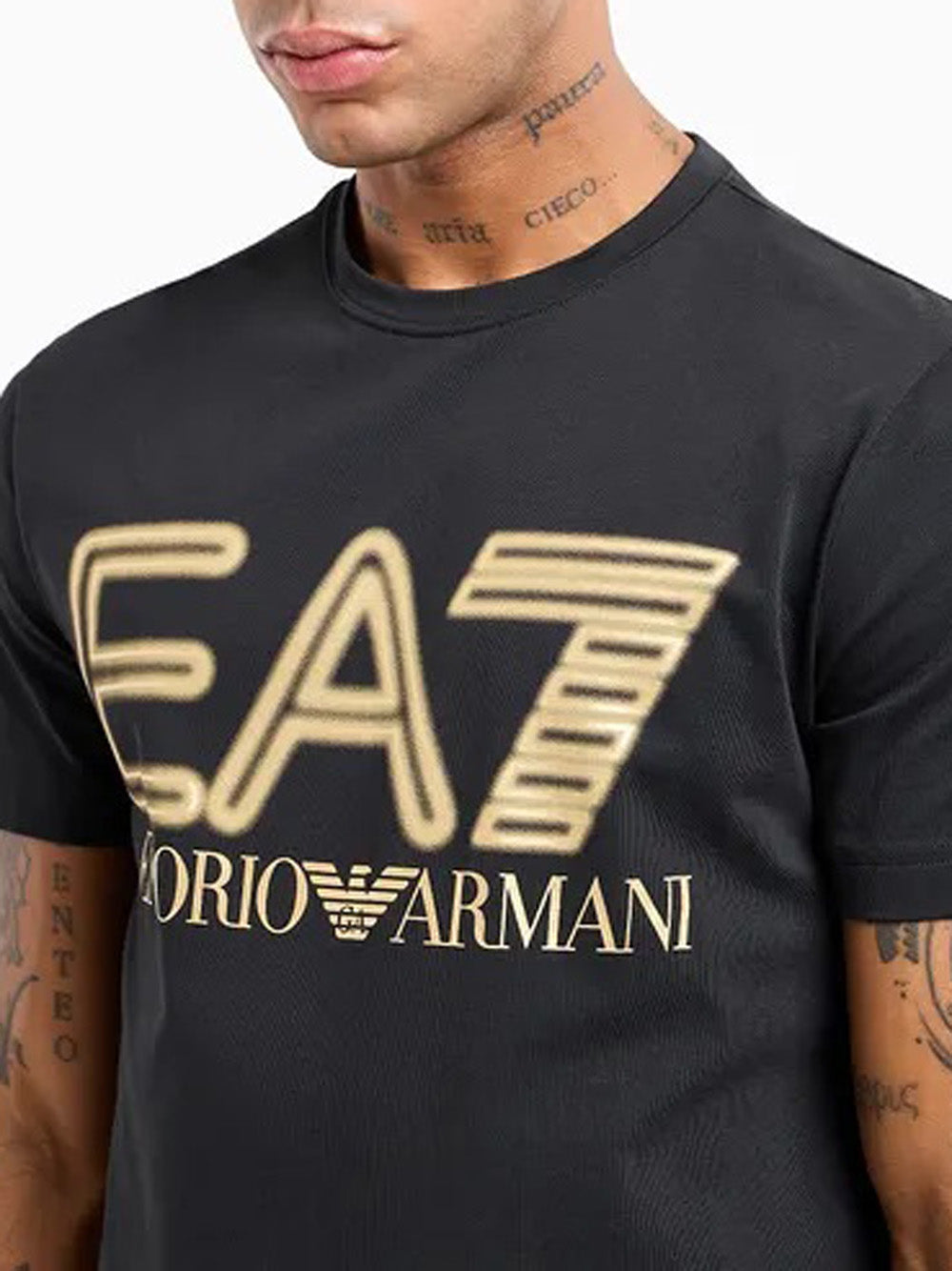 EA7 T-shirt Uomo - Nero modello 3DPT37PJMUZ