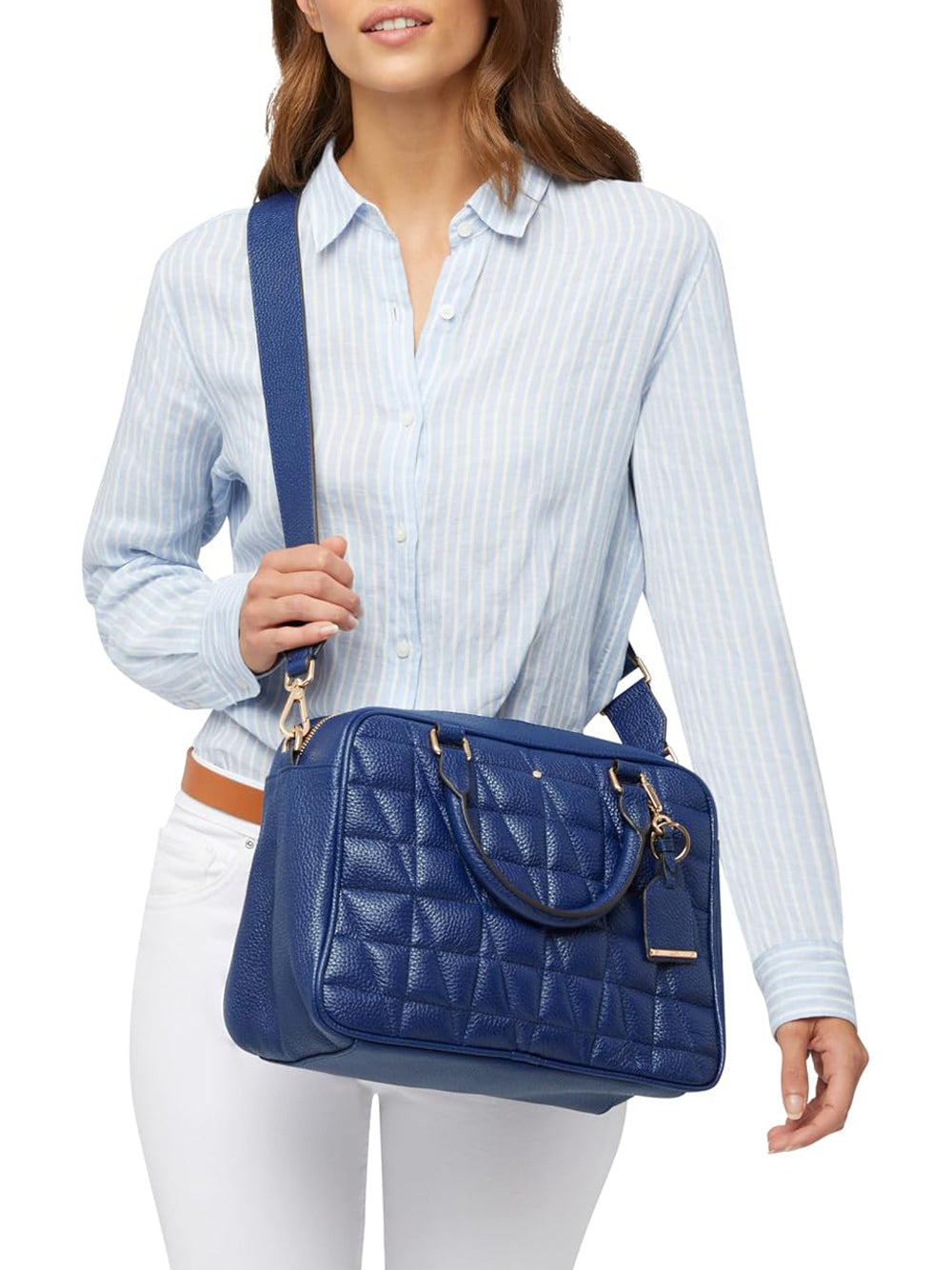 GEOX Borsa a Spalla Donna - Blu modello D45K2B