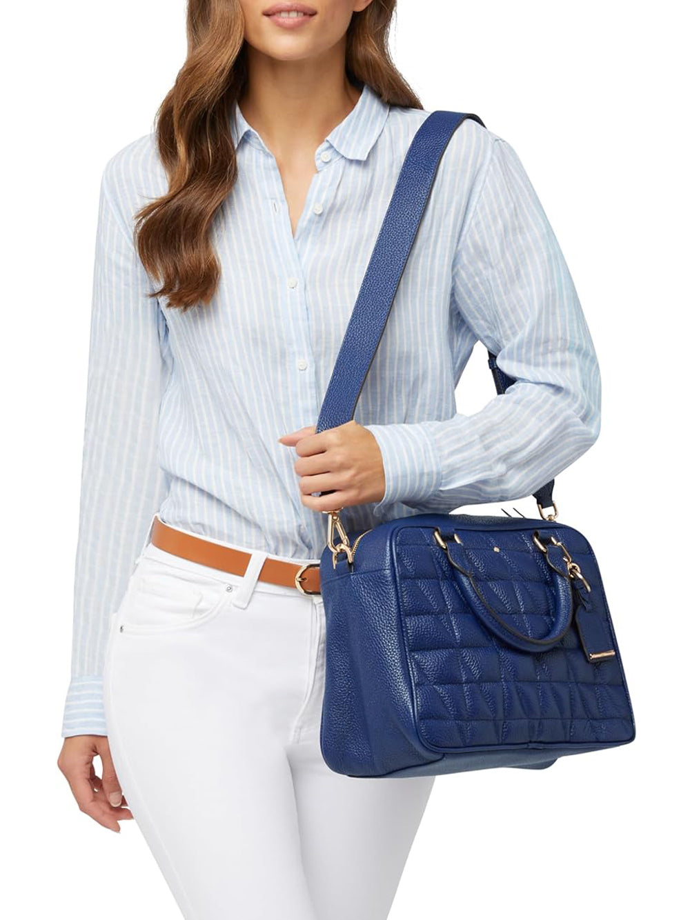 GEOX Borsa a Spalla Donna - Blu modello D45K2B