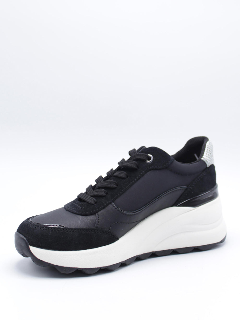 GEOX Sneakers con zeppa Donna - Nero modello D45WAA 5422