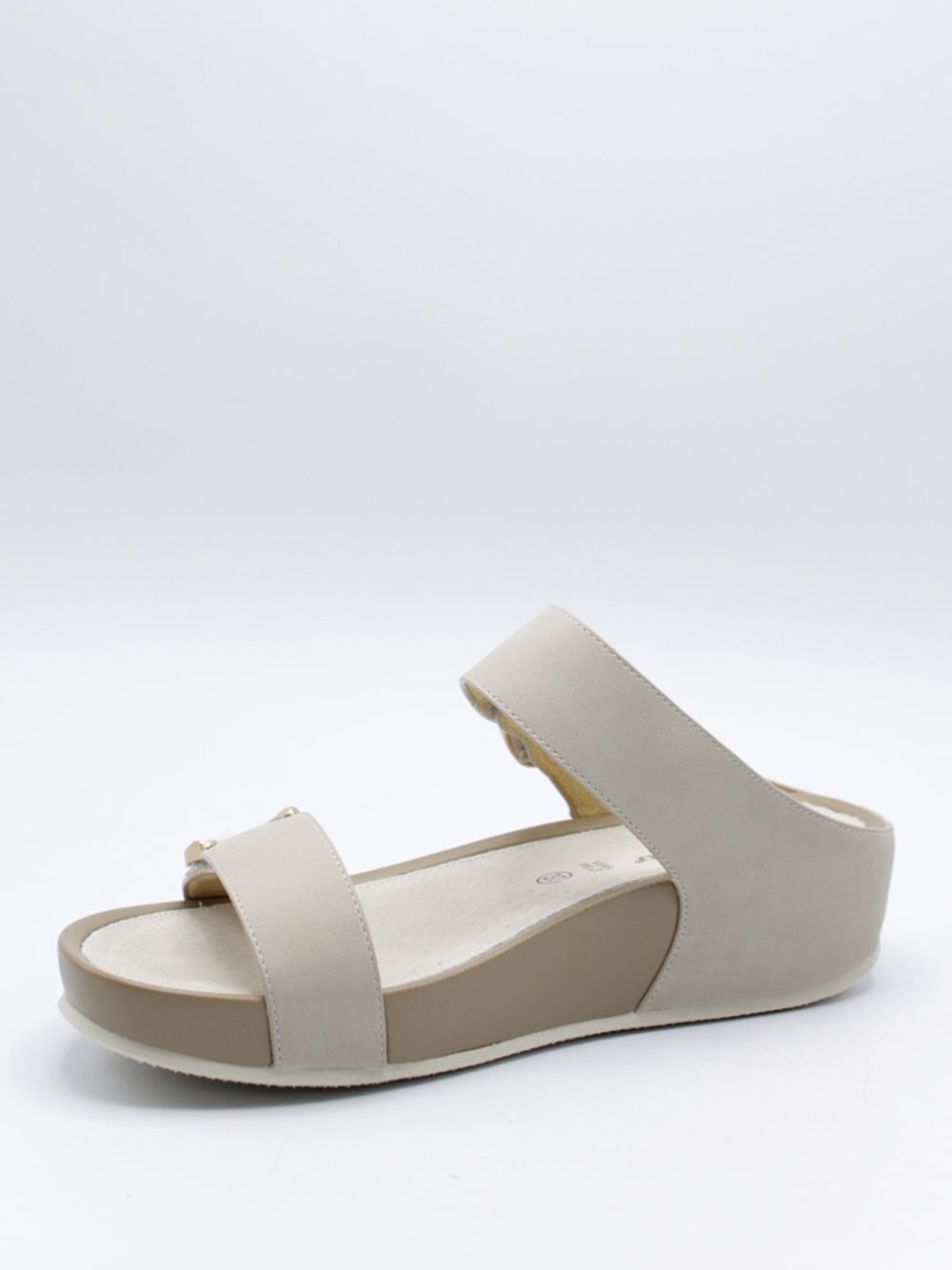 GRUNLAND Sandali con zeppa Donna - Beige modello 2577