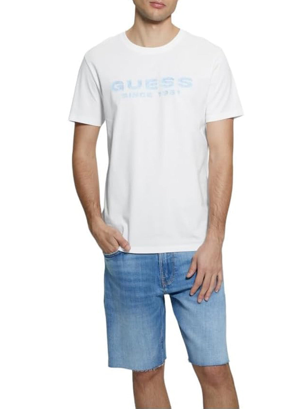 GUESS T-shirt Uomo - Bianco modello M4GI61J1314