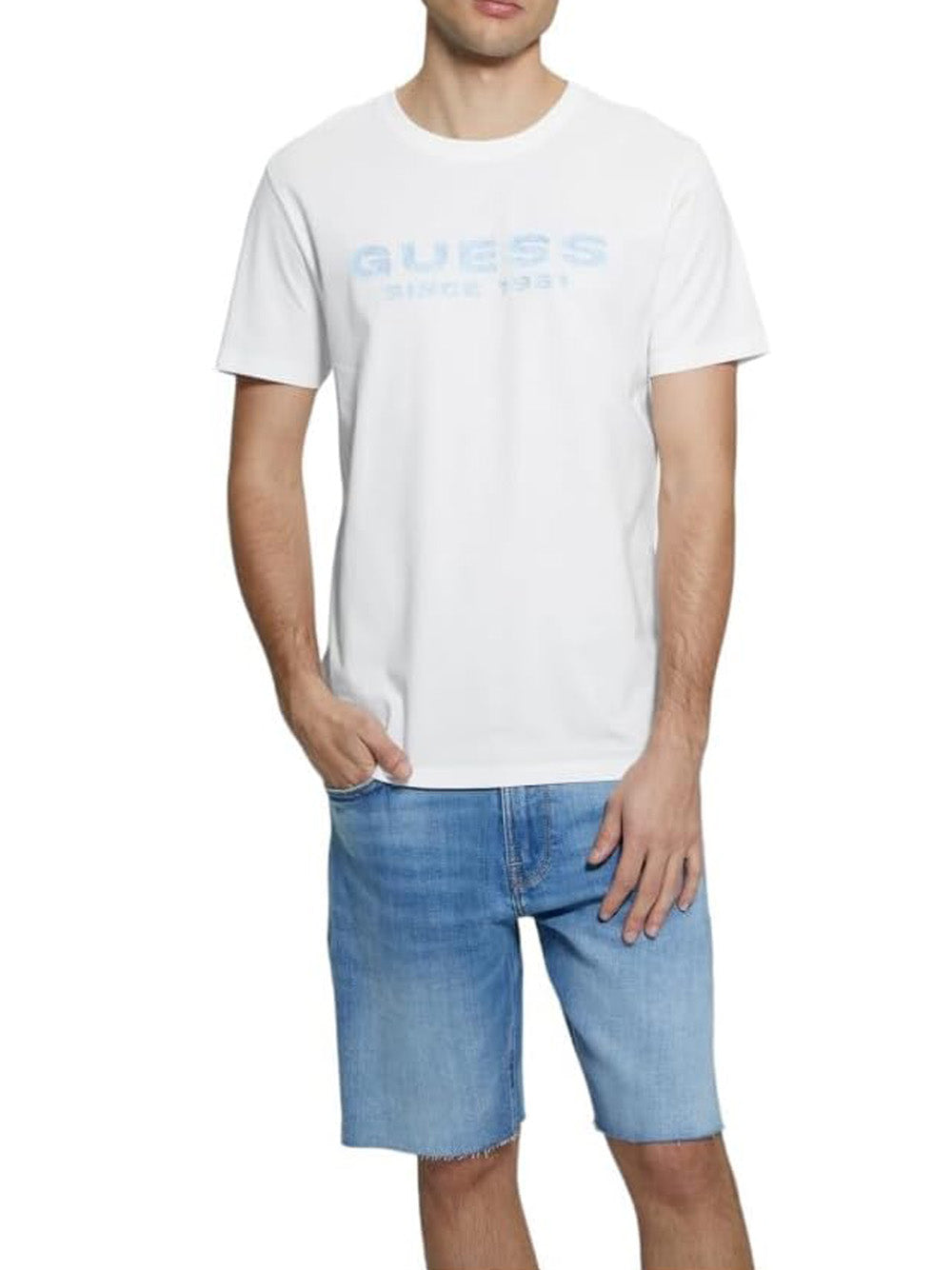 GUESS T-shirt Uomo - Blu modello M4GI61J1314