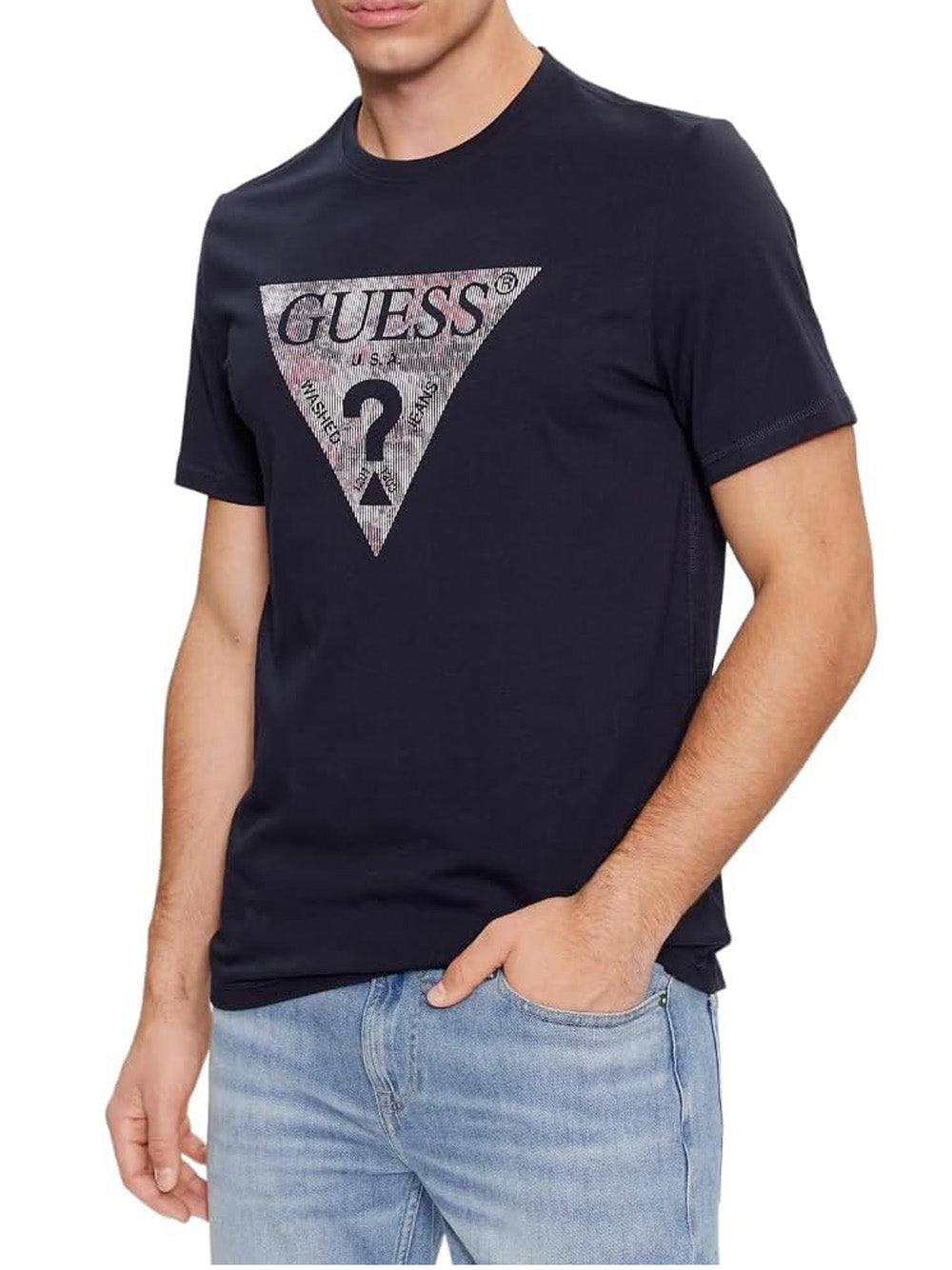 GUESS T-shirt Uomo - Blu modello M4RI29J1314