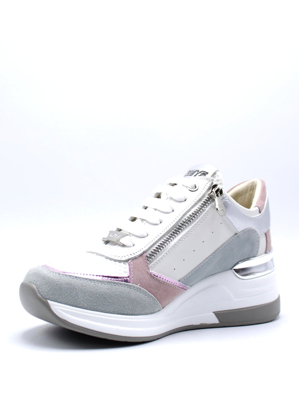 KEY'S Sneakers con zeppa Donna - Bianco modello 9026