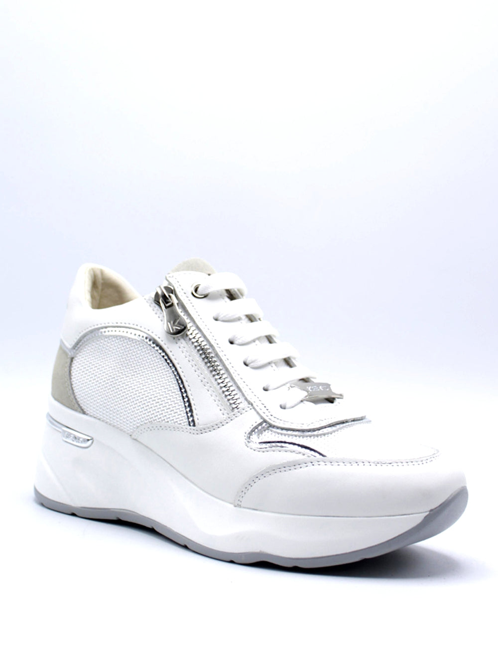 KEY'S Sneakers con zeppa Donna - Bianco modello 9041