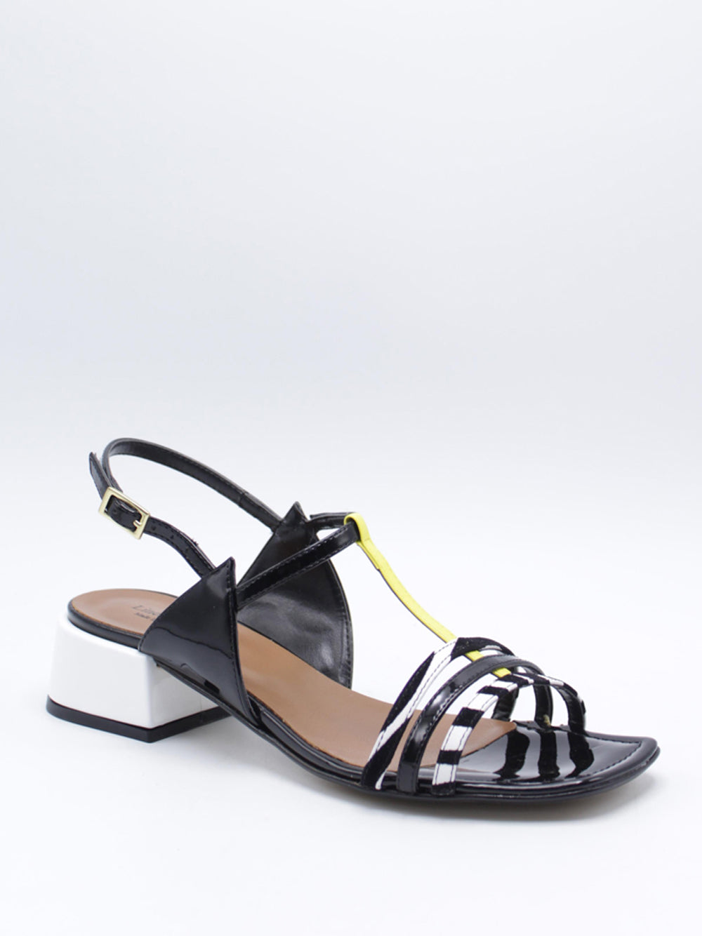 LINEA UNO Sandali con tacco Donna - Nero modello F2160