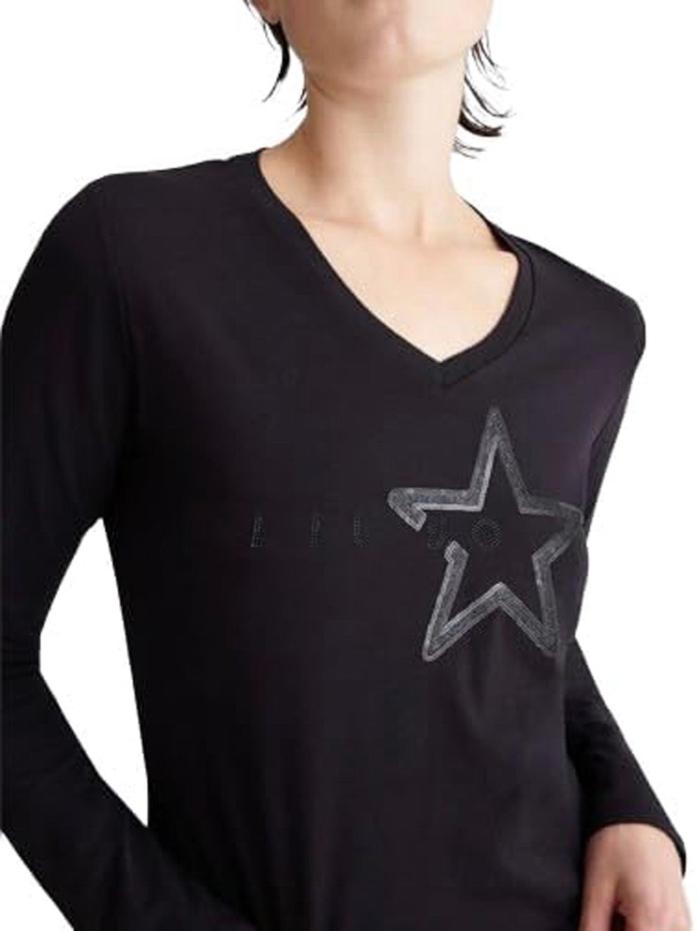 LIU.JO T-shirt Donna - Nero modello TA4134JS003