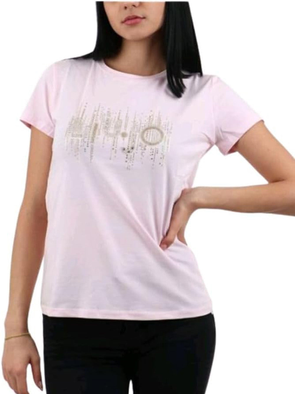 LIU.JO T-shirt Donna - Rosa modello TA4246JS003