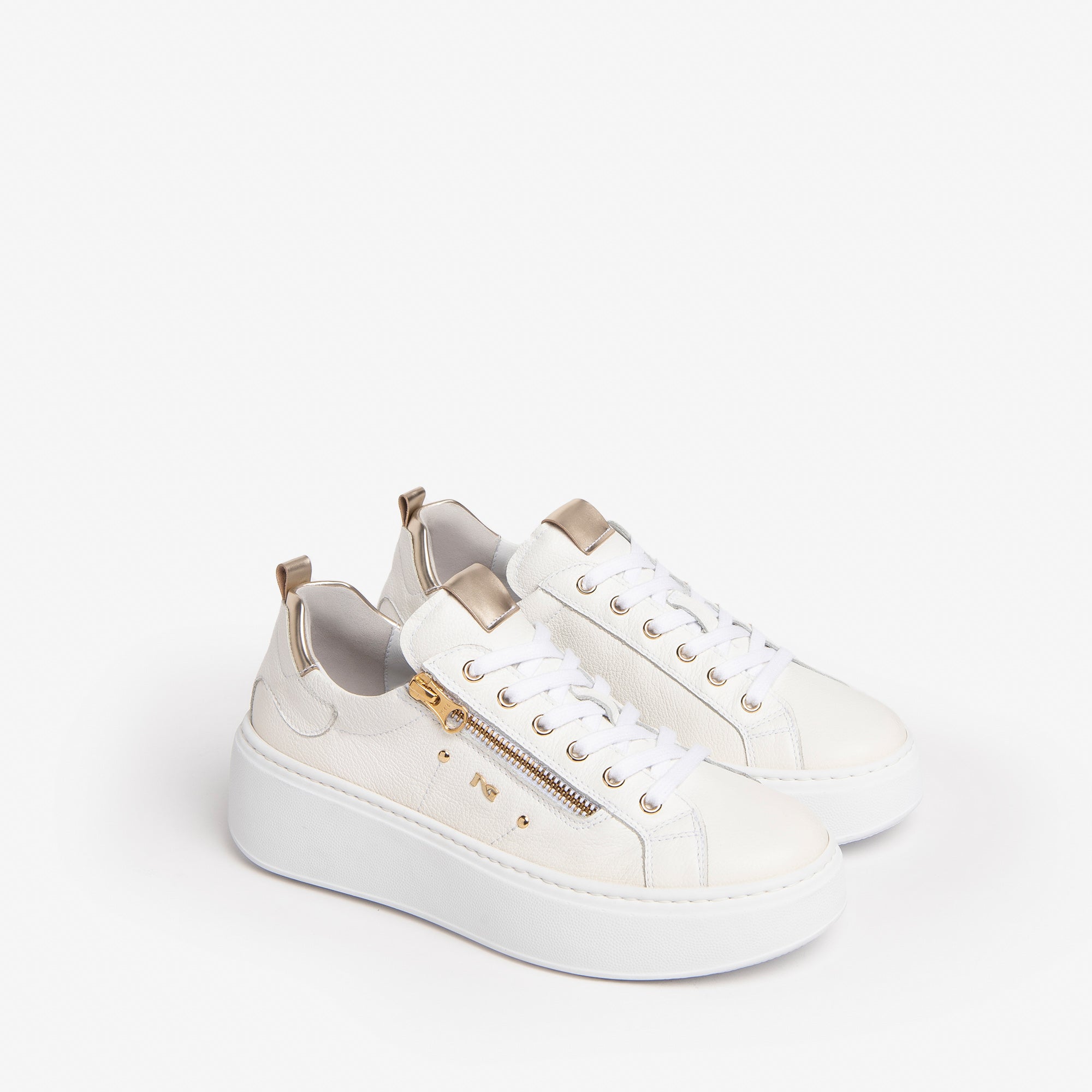 NERO GIARDINI Sneakers platform Donna - Bianco modello E306541D