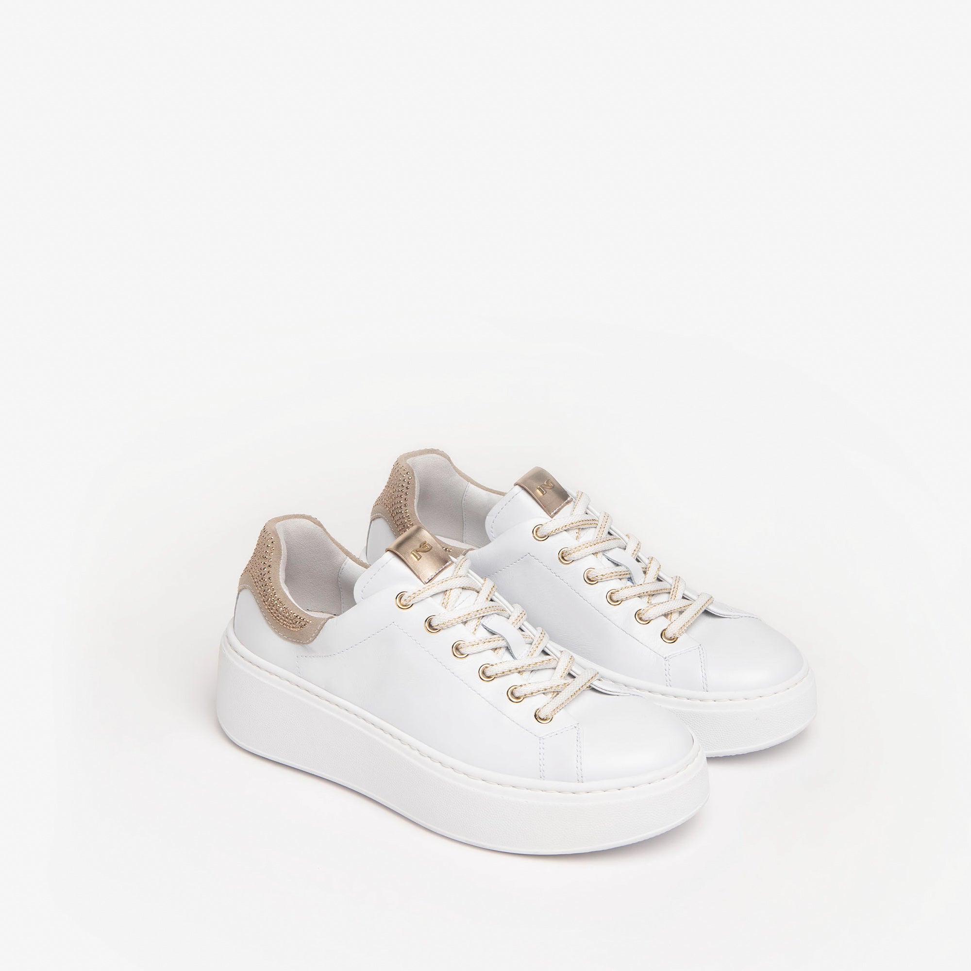 NERO GIARDINI Sneakers platform Donna - Bianco modello E306543D