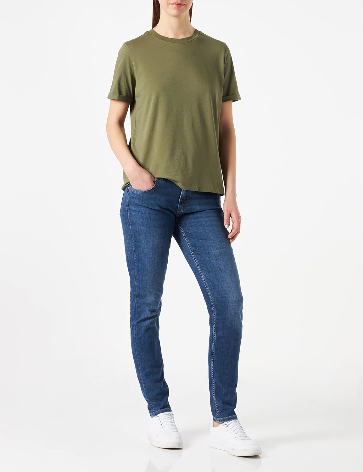 PIECES T-shirt Donna - Verde modello 17086970