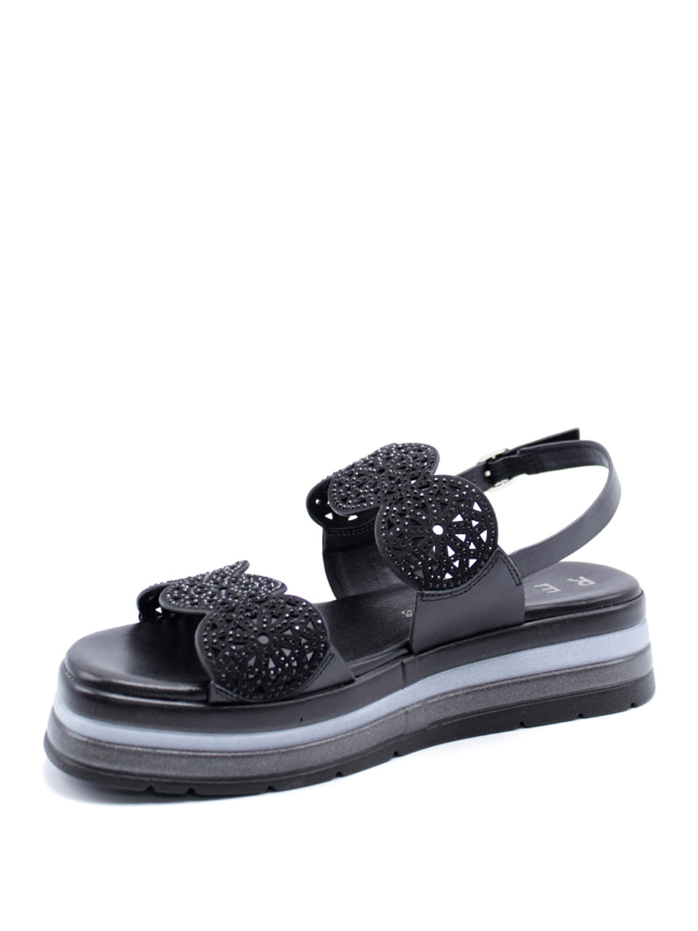 REPO Sandali platform Donna - Nero modello 11277