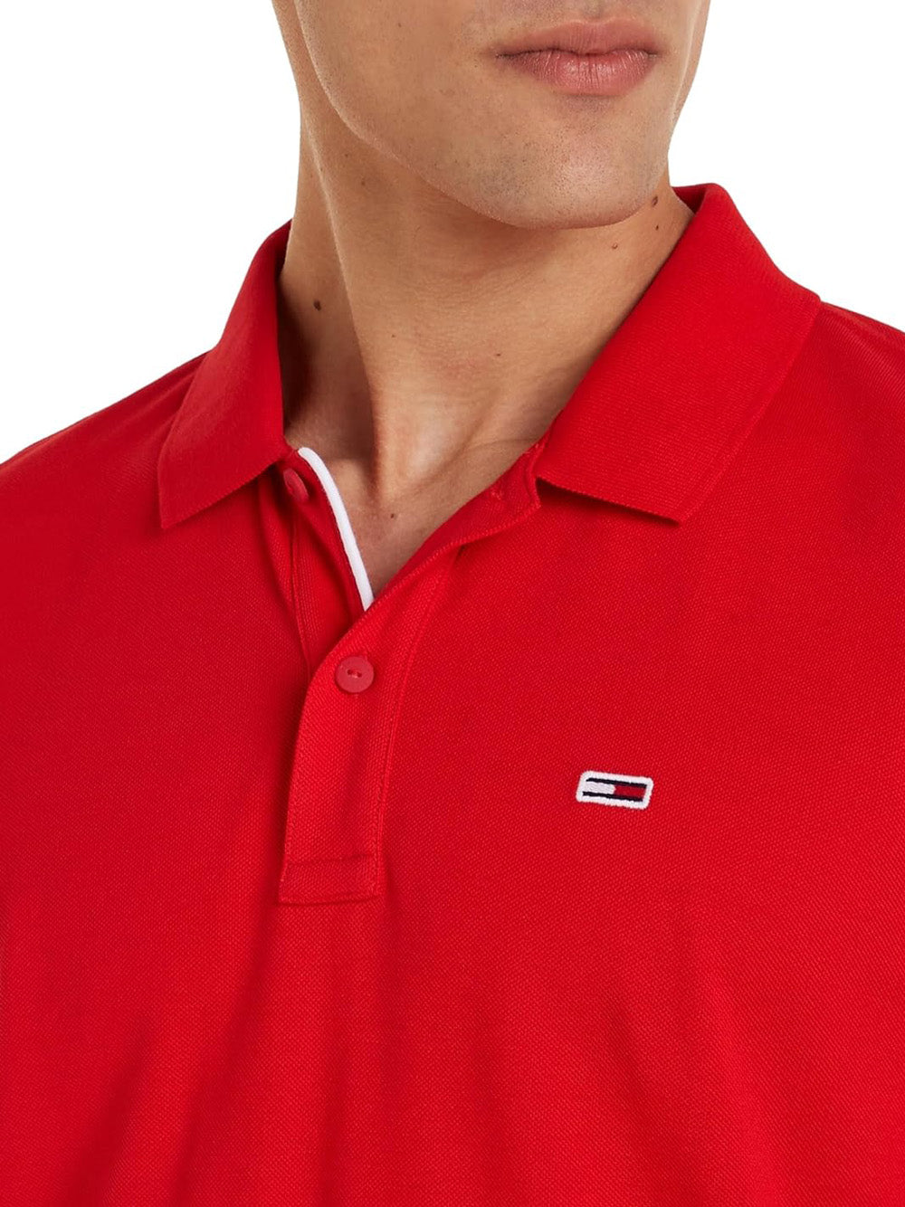 TOMMY HILFIGER Polo Uomo - Rosso modello DM0DM18312