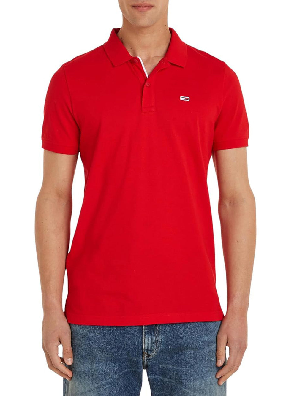 TOMMY HILFIGER Polo Uomo - Rosso modello DM0DM18312