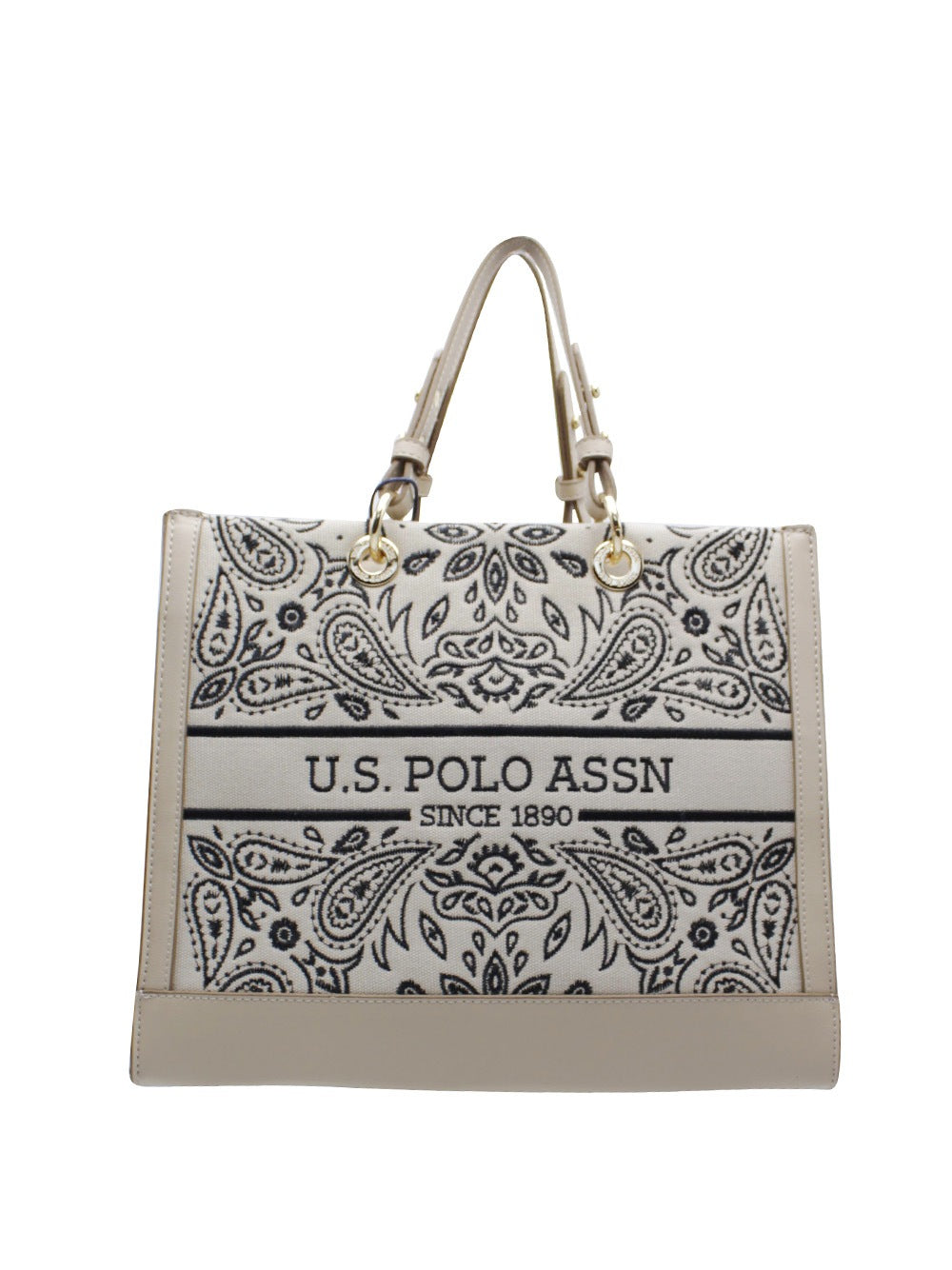 U.S. POLO ASSN. Borsa a Mano Donna - Beige modello BEUQY6441WC2502