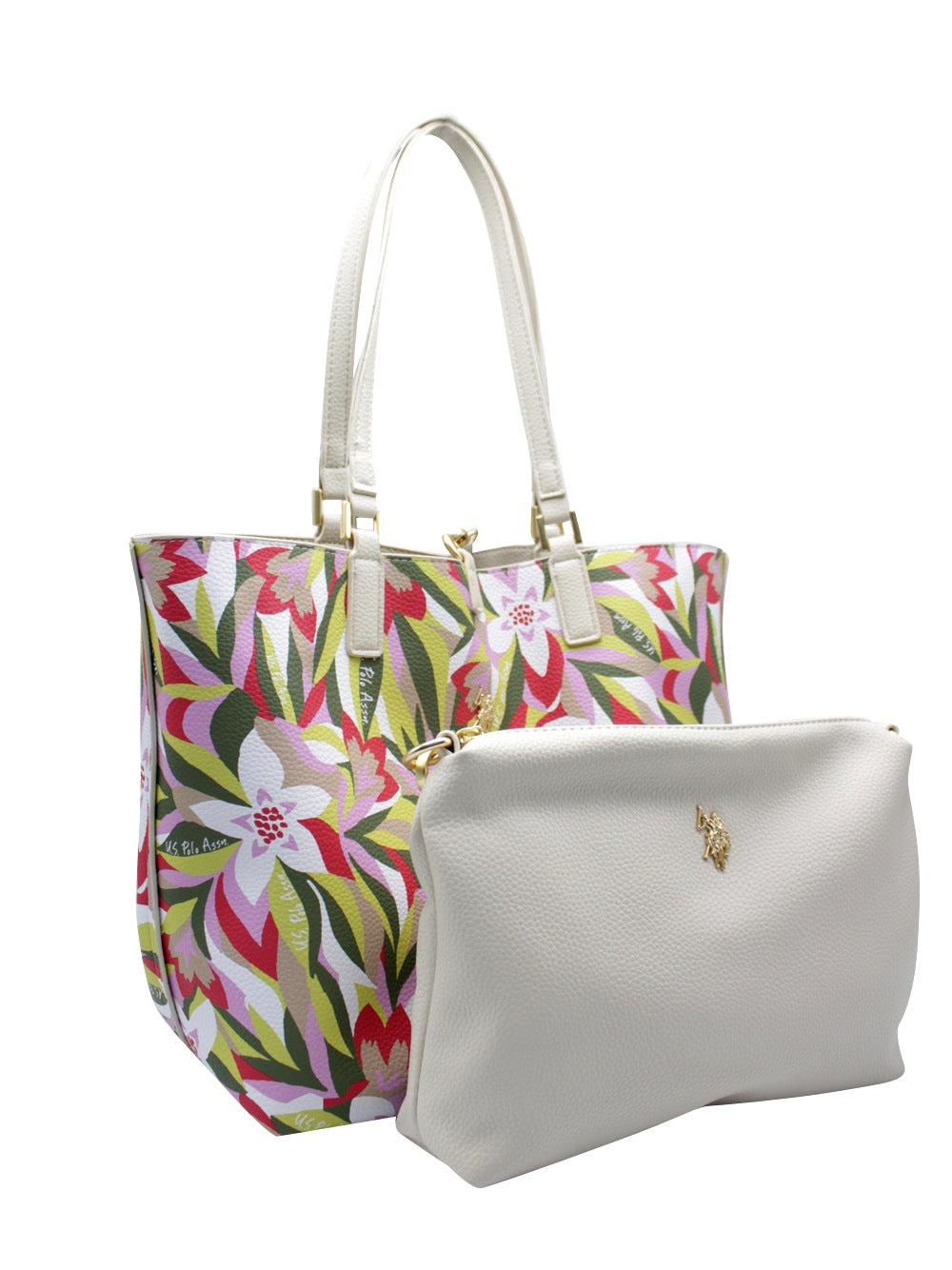 U.S. POLO ASSN. Borsa a Spalla double face Donna - Bianco modello BIURR6297WVP994