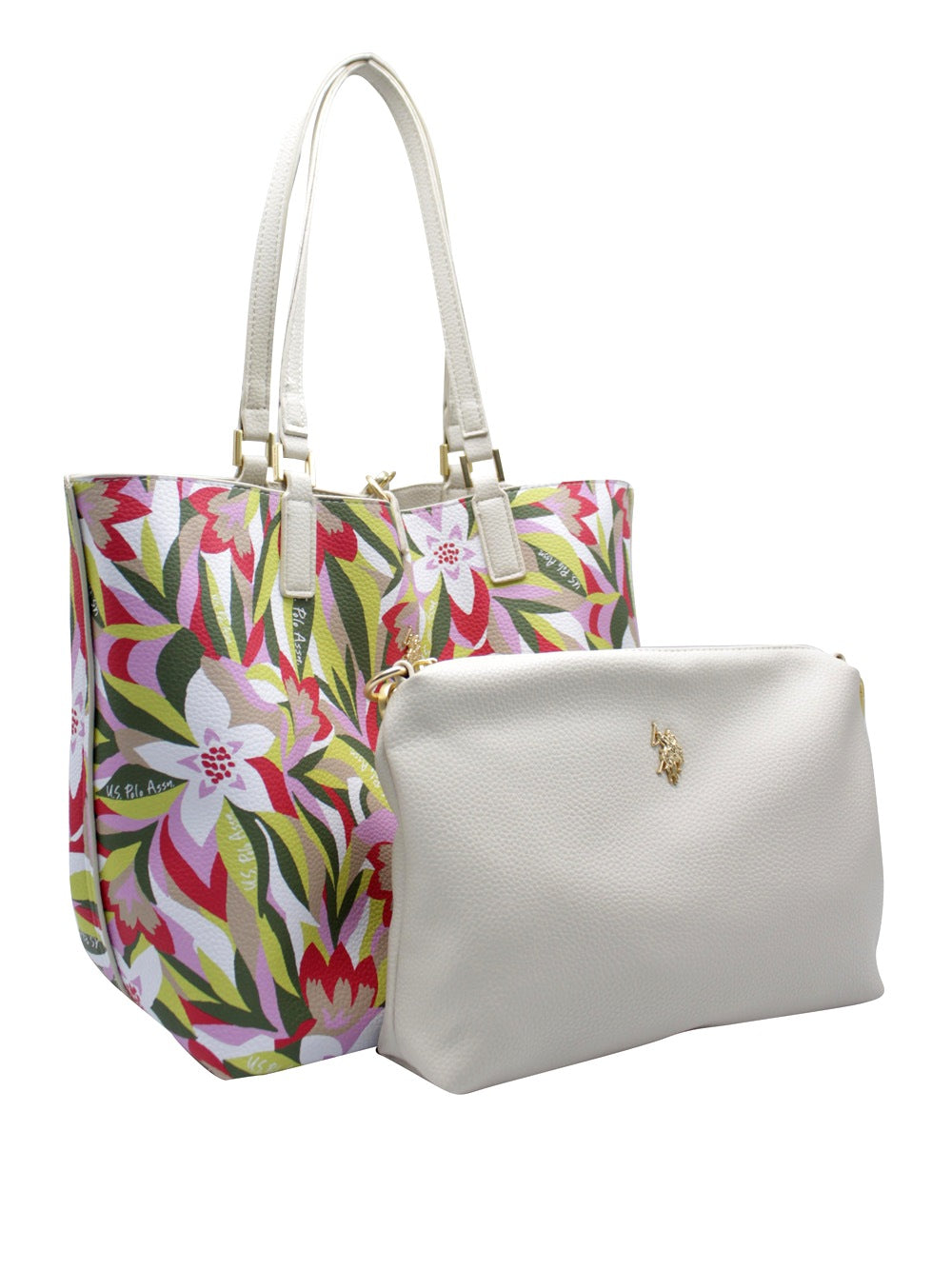 U.S. POLO ASSN. Borsa a Spalla double face Donna - Bianco modello BIURR6297WVP994