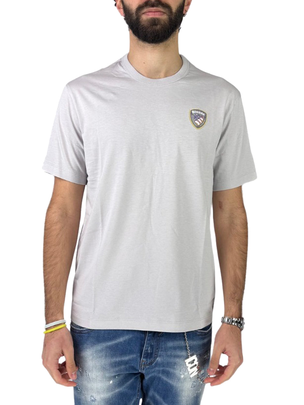 BLAUER T-shirt Uomo - Grigio modello 25SBLUH02194