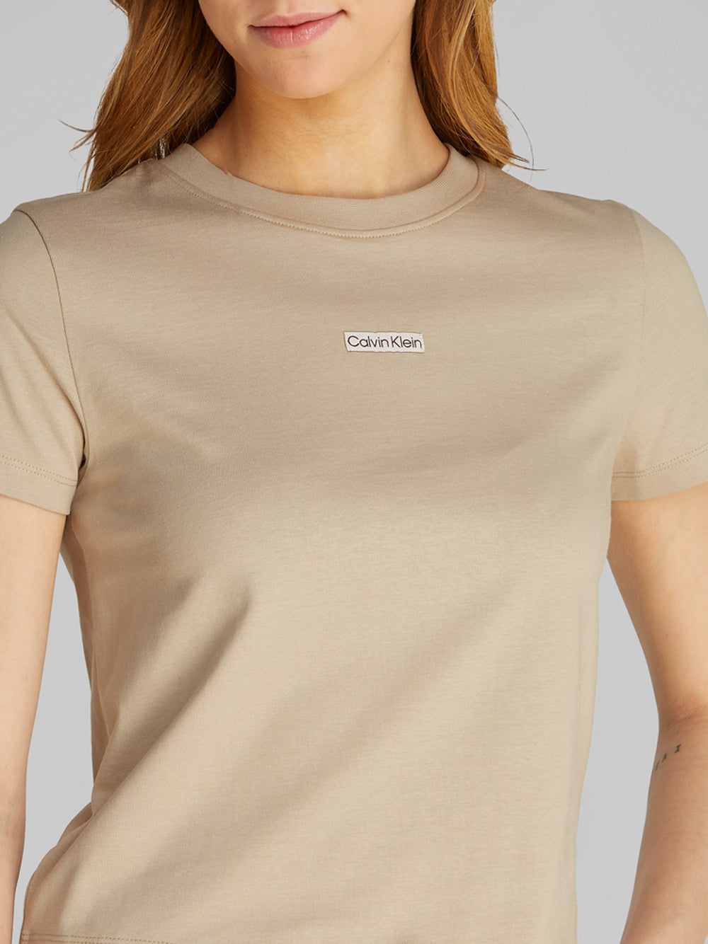 CALVIN KLEIN T-shirt Donna - Beige modello J20J225524