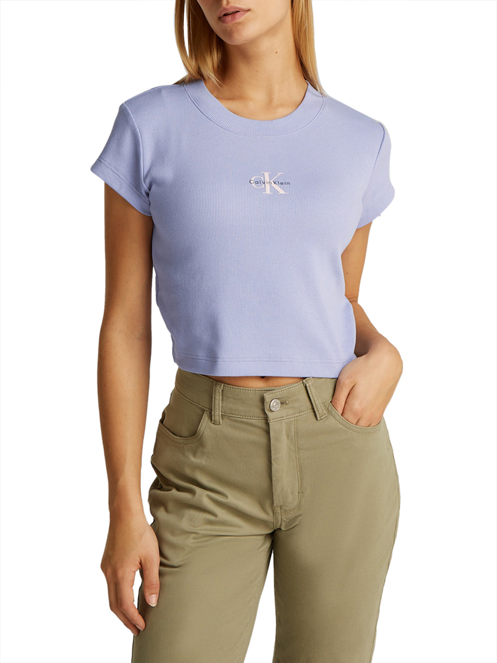 CALVIN KLEIN T-shirt Donna - Viola modello LV047AB802