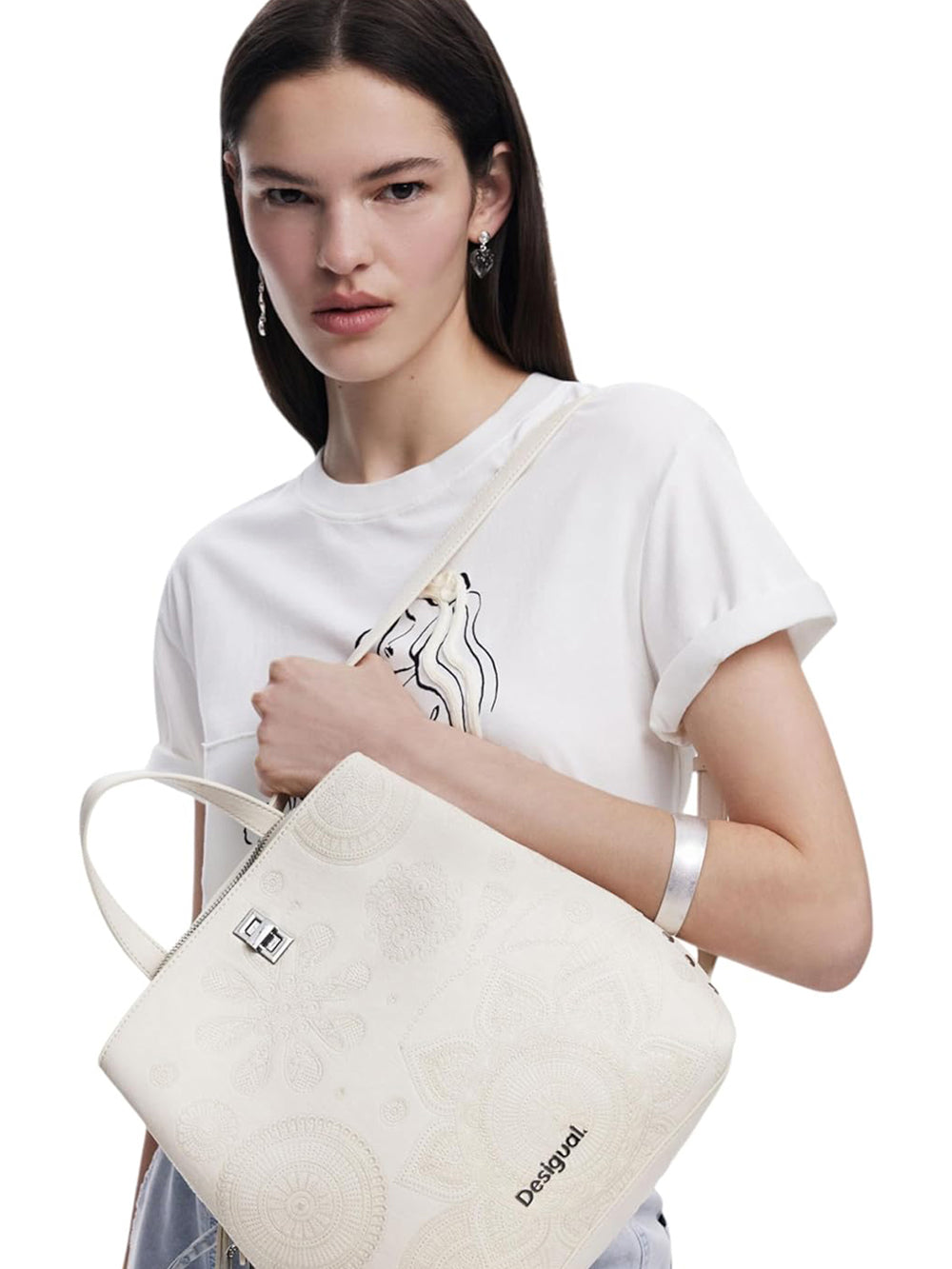 DISEGUAL Borsa a Zainetto Donna - Beige modello 25SAKP281001U