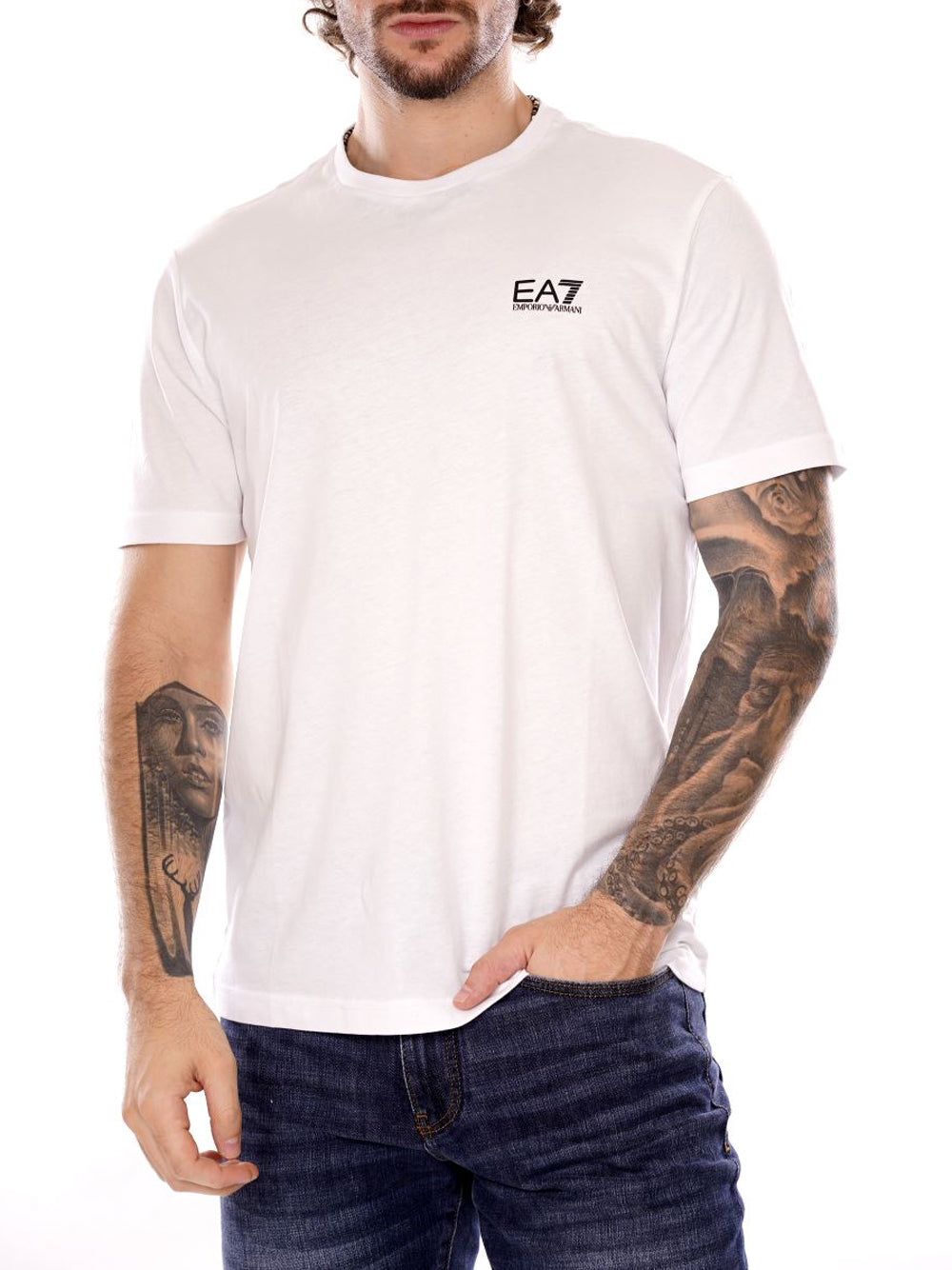 EA7 T-shirt Uomo - Bianco modello 8NPT25PJVPZ