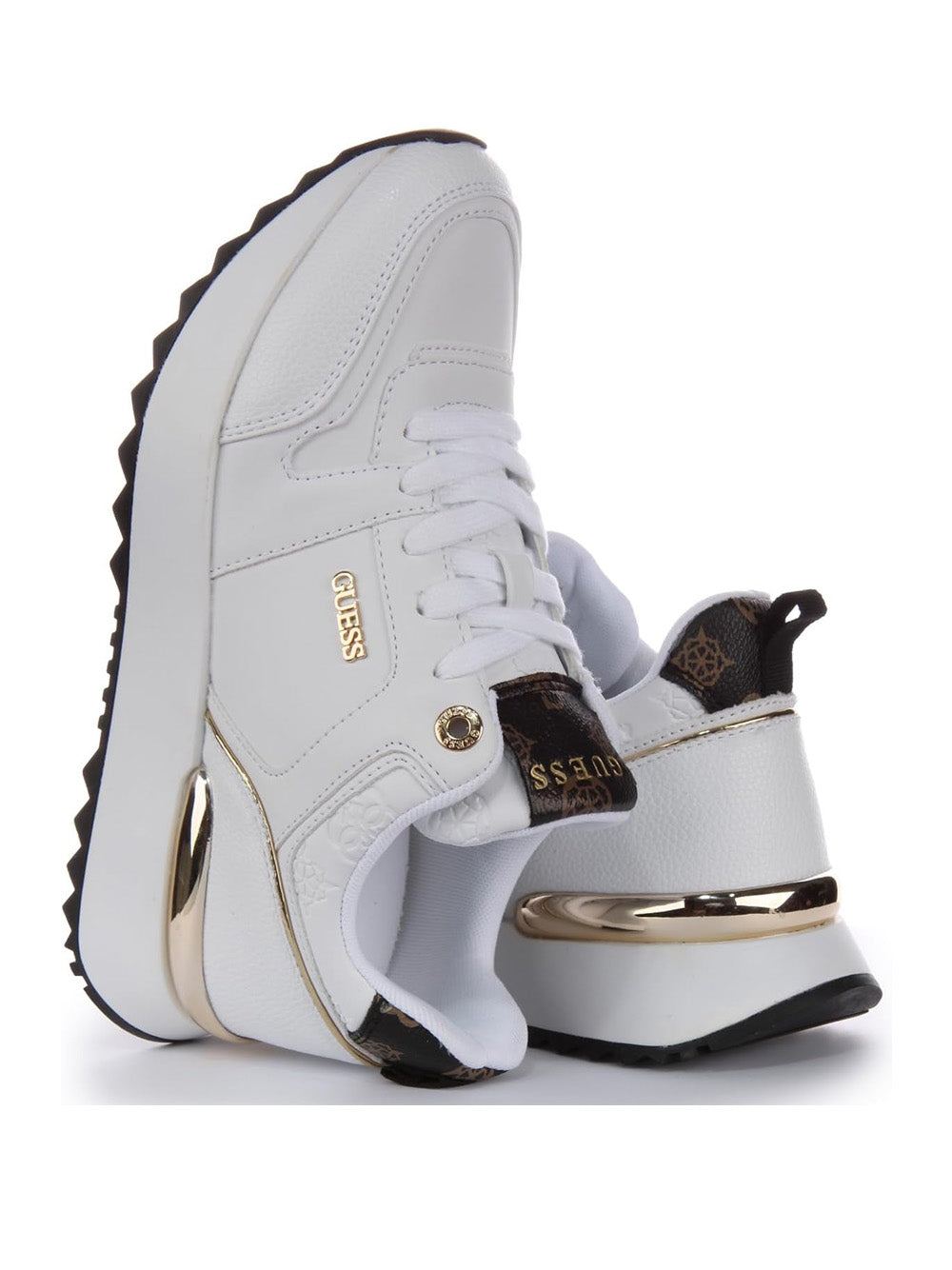 GUESS Sneakers platform Donna - Bianco modello FL8DDYELE12