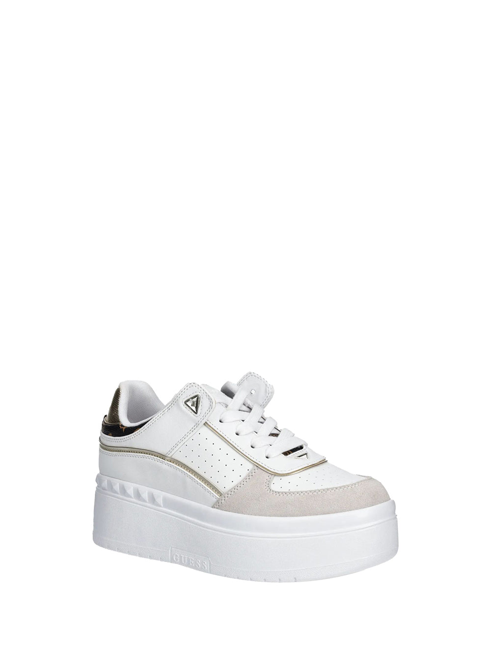 GUESS Sneakers platform Donna - Bianco modello FLPRIDPEL12