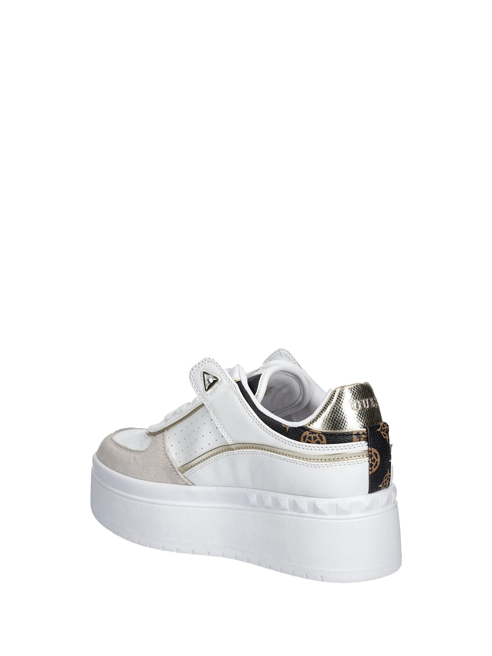 GUESS Sneakers platform Donna - Bianco modello FLPRIDPEL12