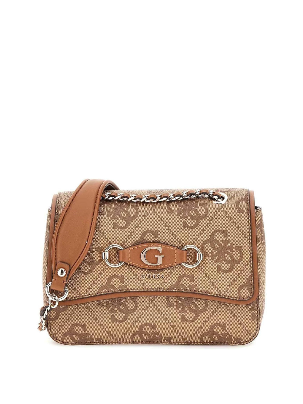 GUESS Borsa a Tracolla logato Donna - Beige modello HWOS8654190