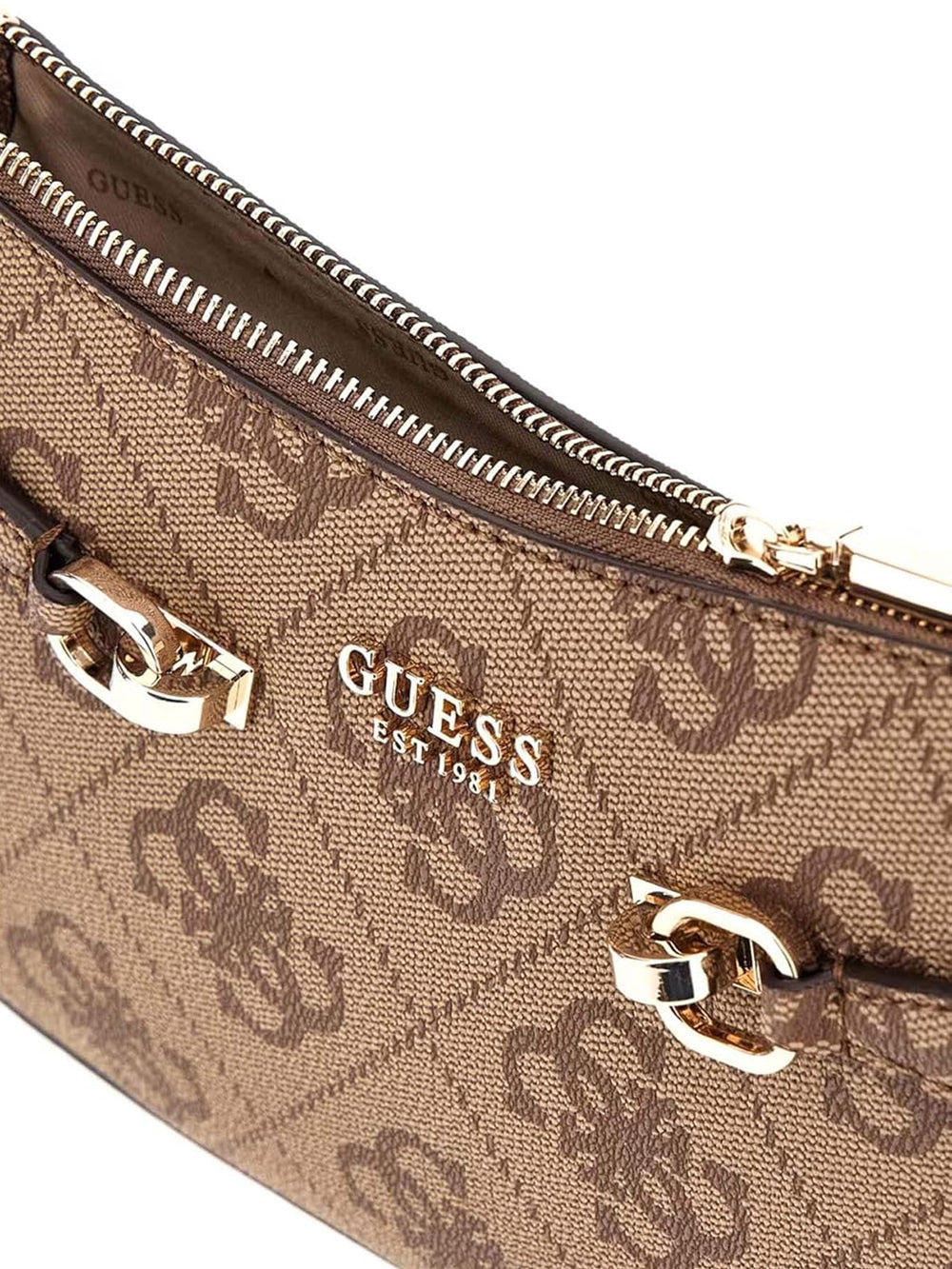 GUESS Borsa a Tracolla logato Donna - Beige modello HWOS9639180