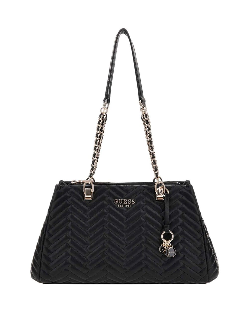 GUESS Borsa a Spalla Trapuntata Donna - Nero modello HWQG9508090